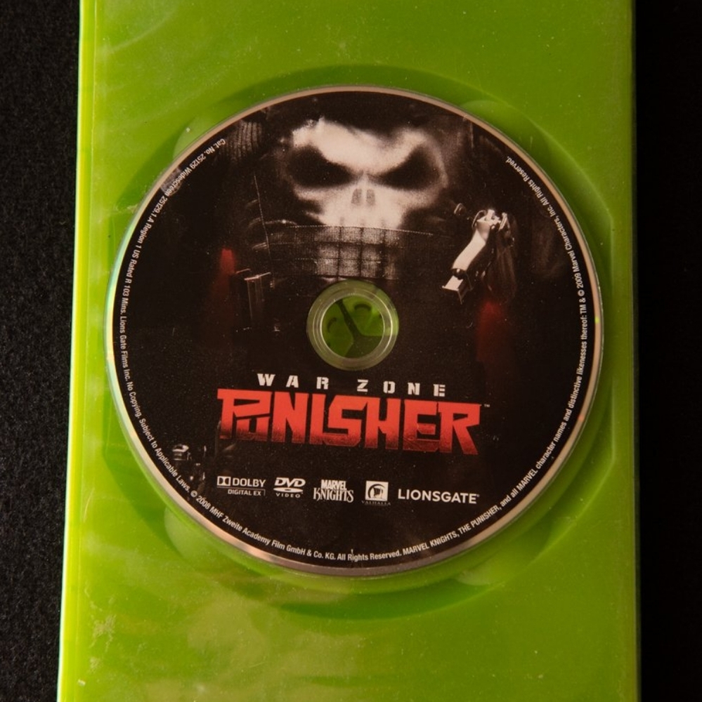 Punisher: War Zone (DVD, 2009, Full Screen Widescreen) in case with no art